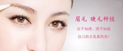 徐霞,眉毛种植,
