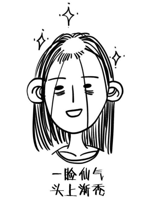 徐霞,脱发,